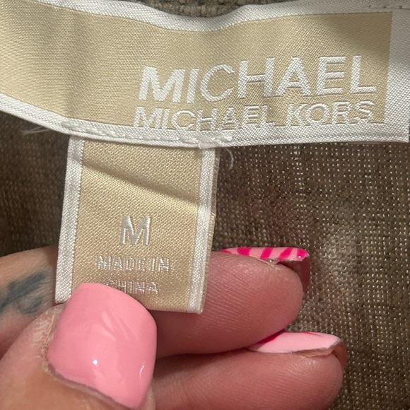 Michael Kors Linen Jumpsuit - Picture 2 of 4